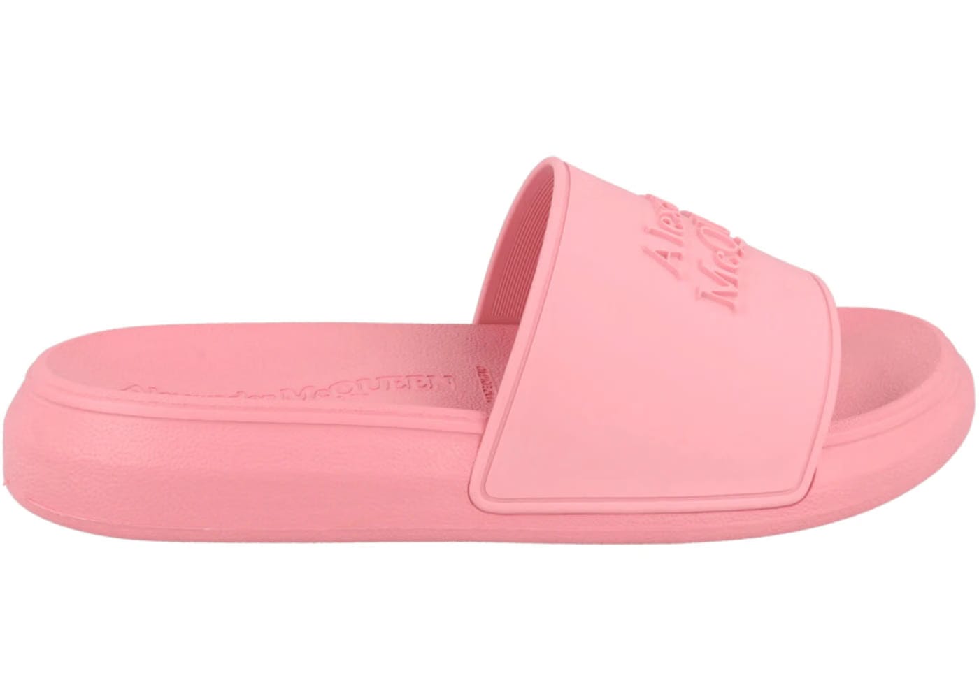 Alexander McQueen Wmns Logo Slides 'Pastel Pink'