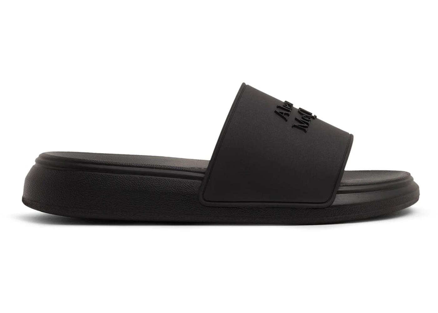 Alexander Mcqueen Pool Slide Black
