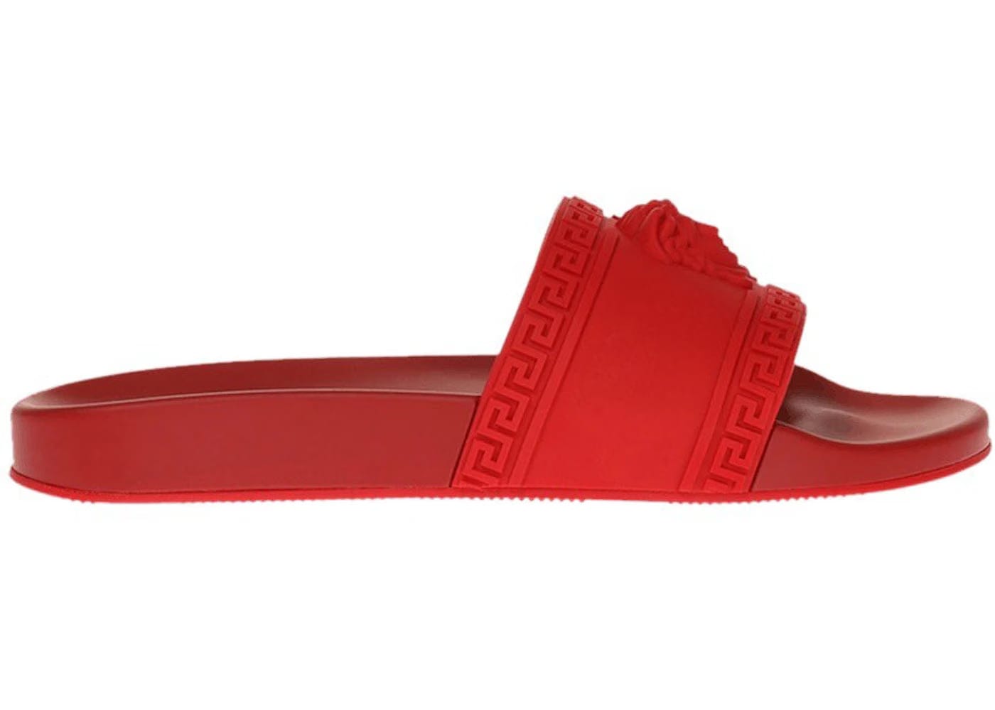 Versace Palazzo Medusa Pool Slide Cardinal Red