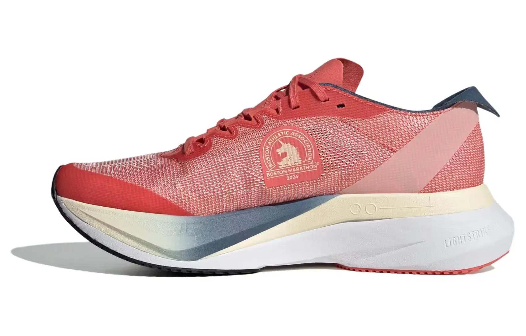 Adidas Adizero Boston 12 Boston Marathon Preloved Scarlet Wonder White Preloved Ink (Women'S)