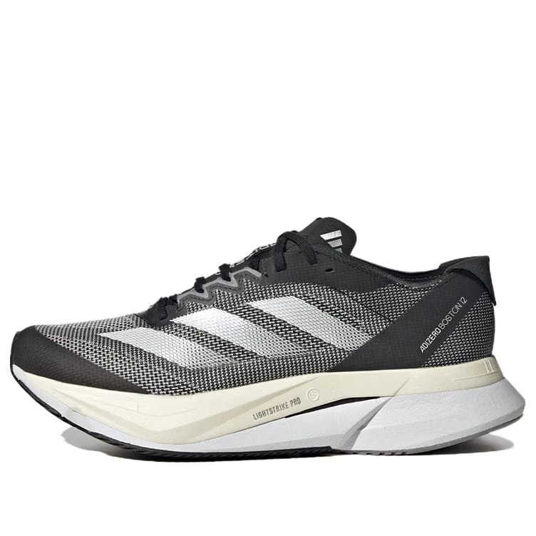 Adidas Adizero Boston 12 Core Black Cloud White Carbon (Women'S)