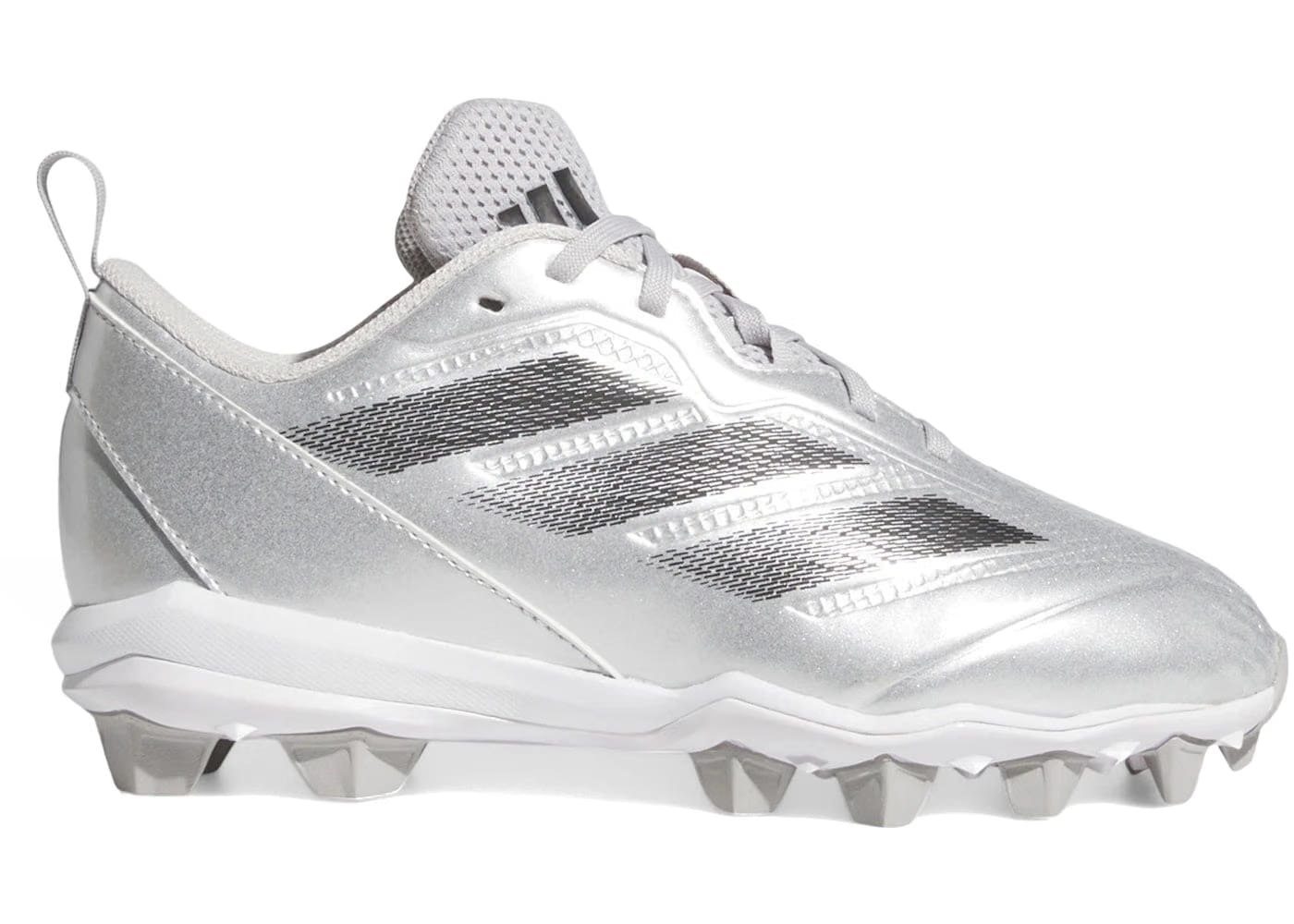 Adidas Adizero Instinct Md Silver Speed Silver Metallic Core Black Grey Two (GS)
