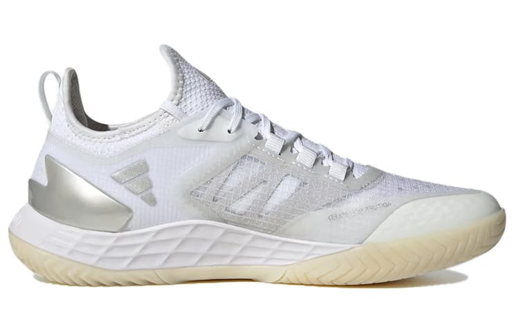 Adidas Adizero Ubersonic 4.1 Cloud White Silver Metallic Grey (Women'S)