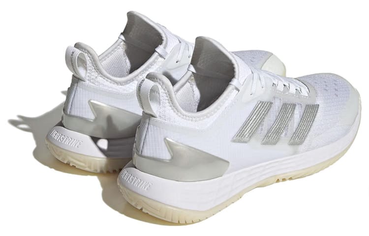 Adidas Adizero Ubersonic 4.1 Cloud White Silver Metallic Grey (Women'S)