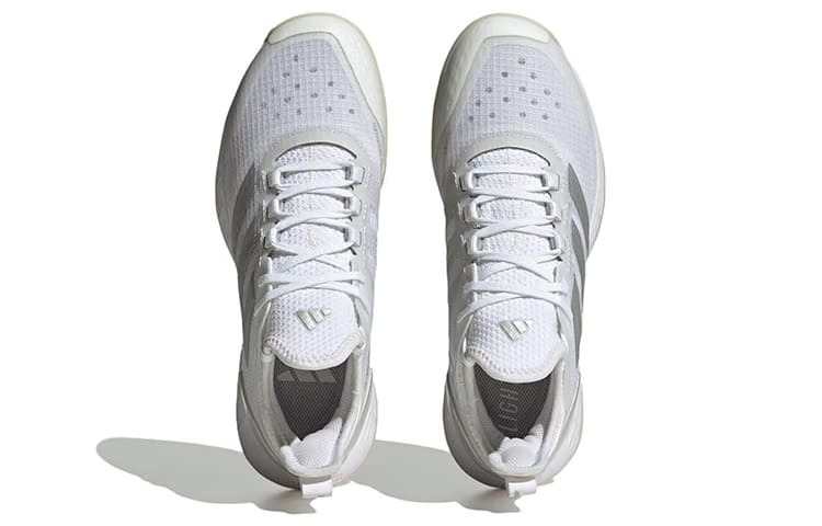 Adidas Adizero Ubersonic 4.1 Cloud White Silver Metallic Grey (Women'S)