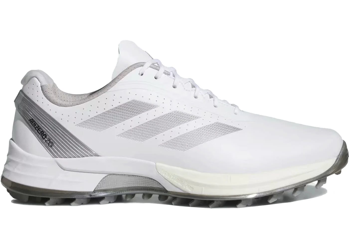 Adidas Adizero ZG Spikeless Golf White Silver Metallic