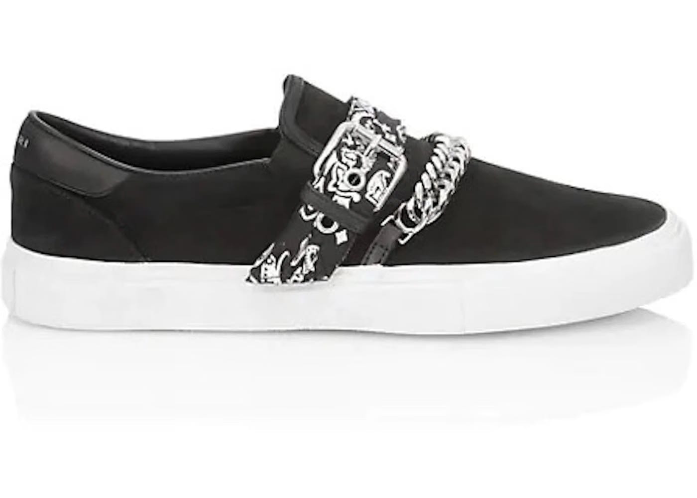 Amiri Bandana Buckle Slip On Black