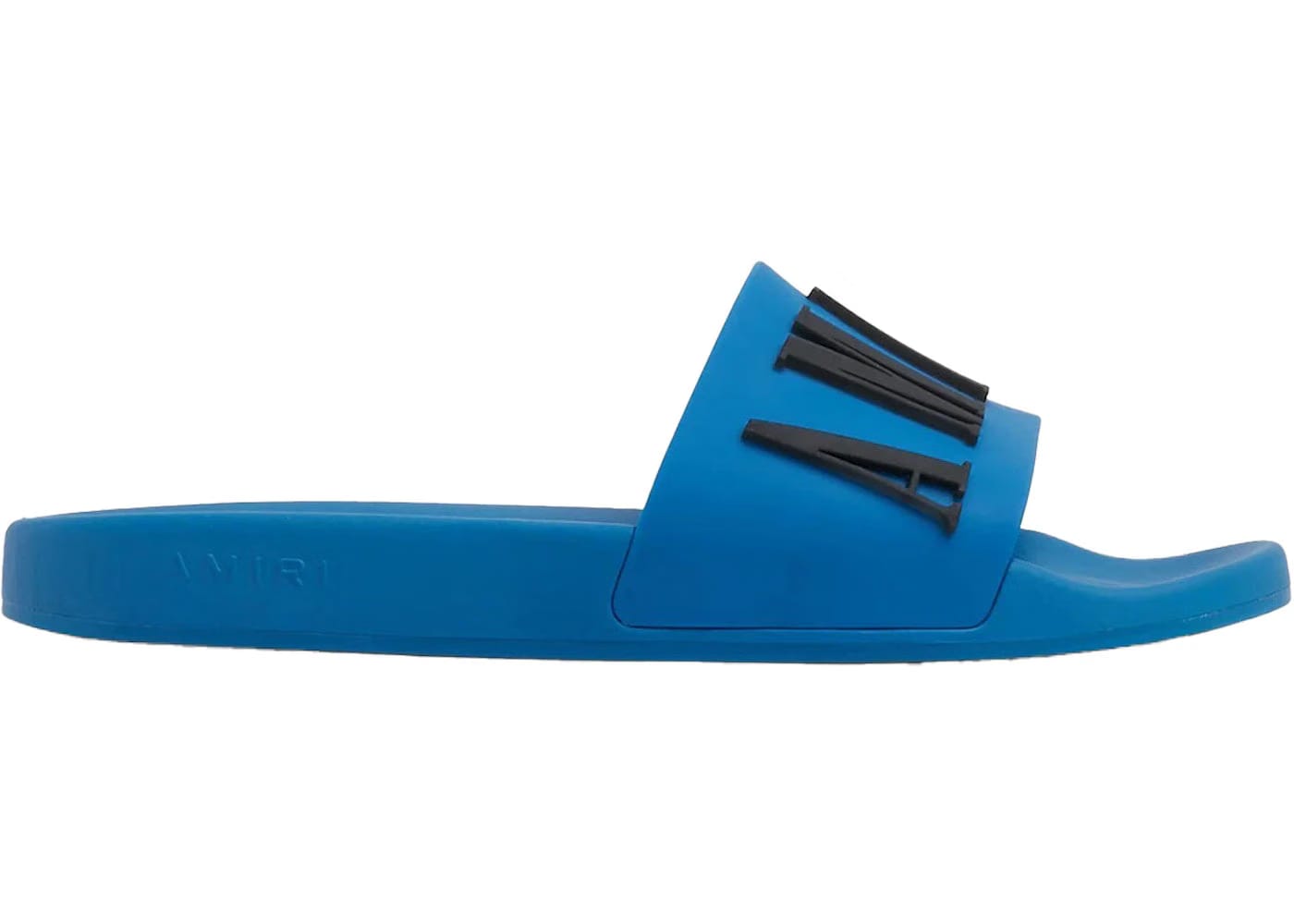 Amiri Rubber Classic Logo Pool Slide Blue