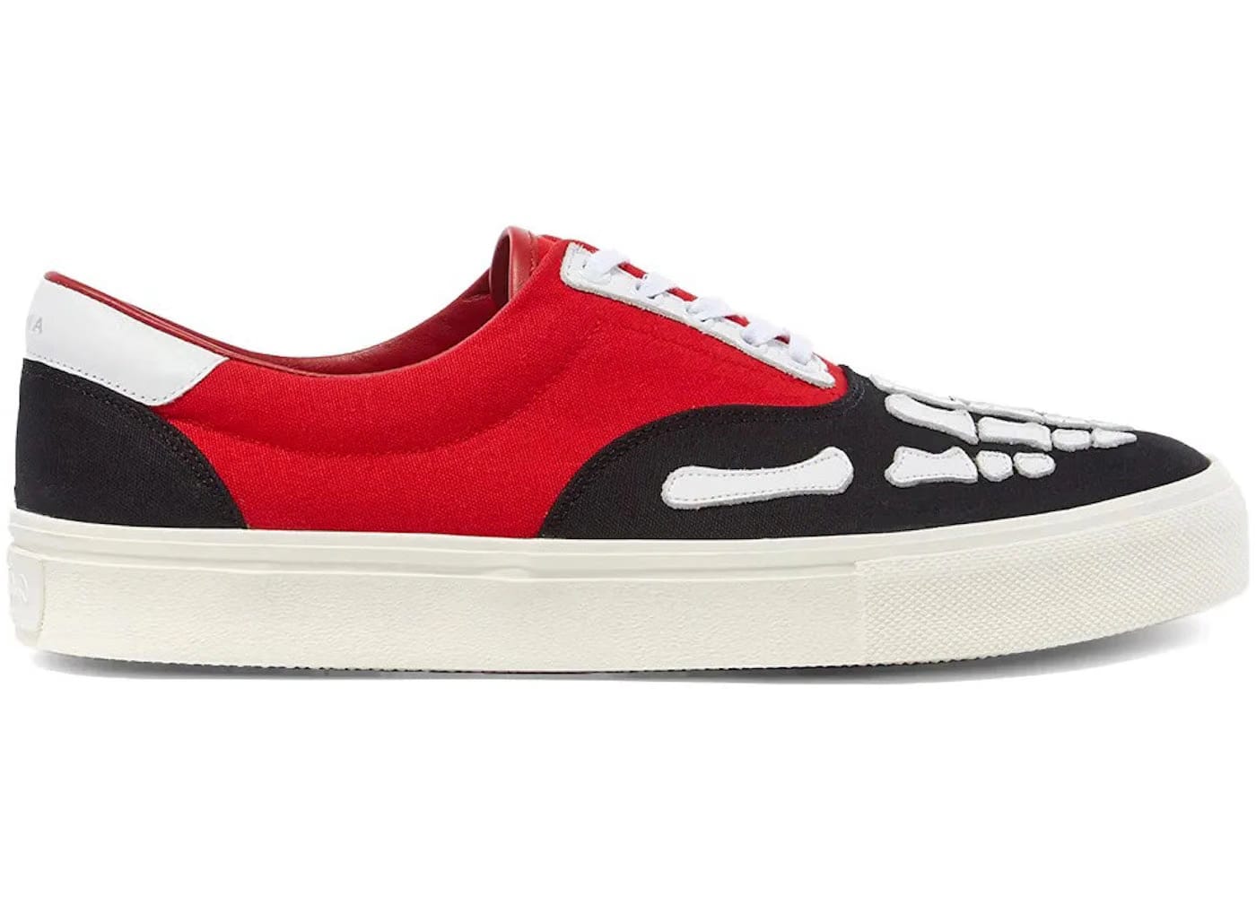 Amiri Skel Toe Lace Up Black Red