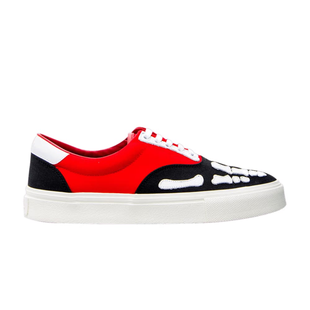 Amiri Skel Toe Lace Up Black Red