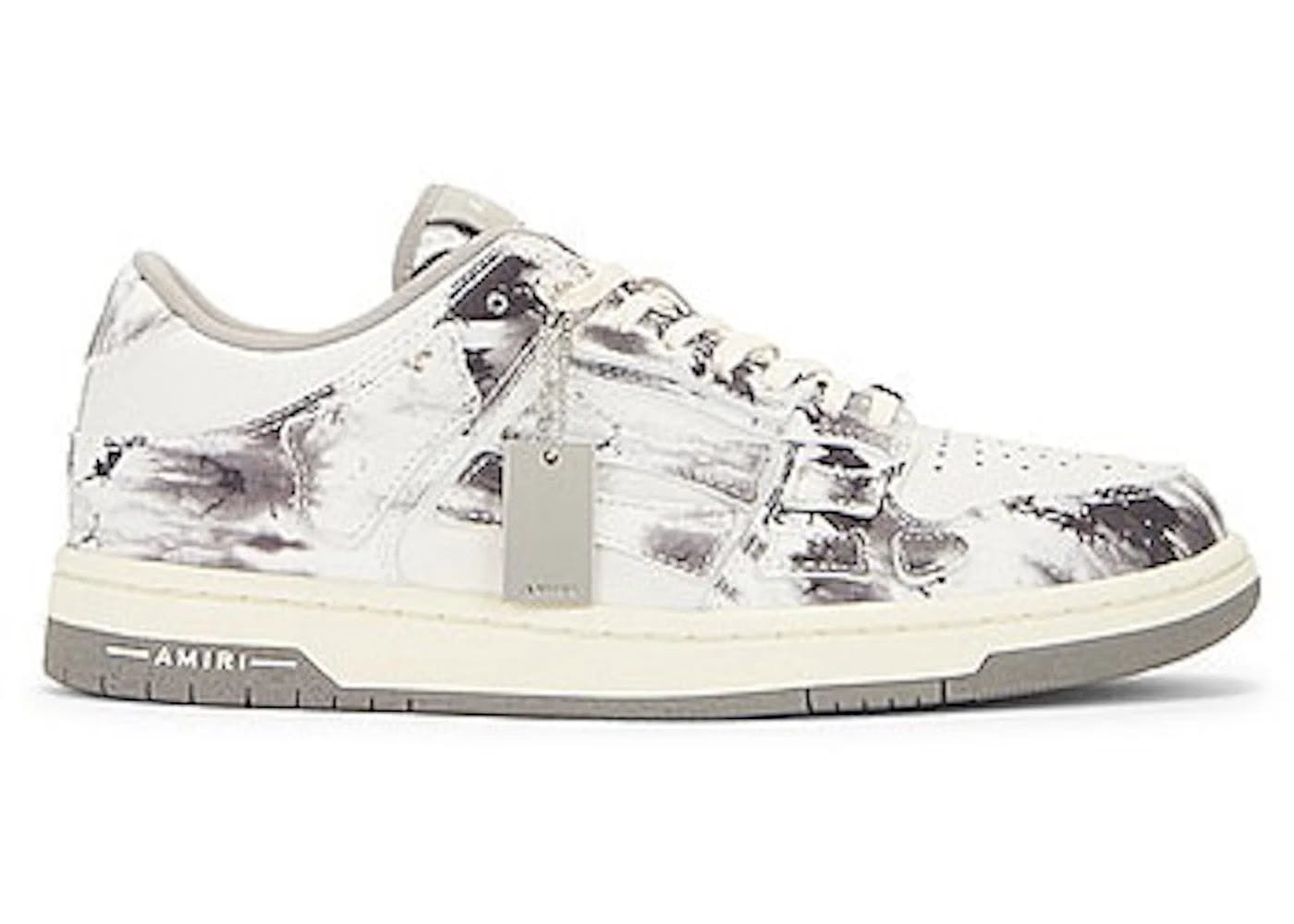Amiri Skel Top Low Grey Tye Dye