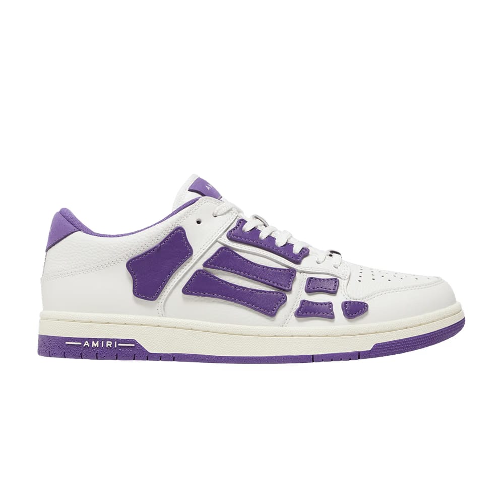 Amiri Skel Top Low White Purple