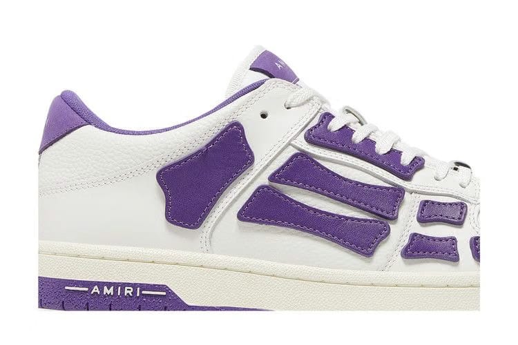 Amiri Skel Top Low White Purple