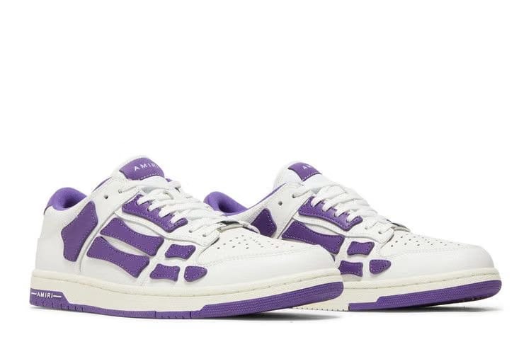Amiri Skel Top Low White Purple