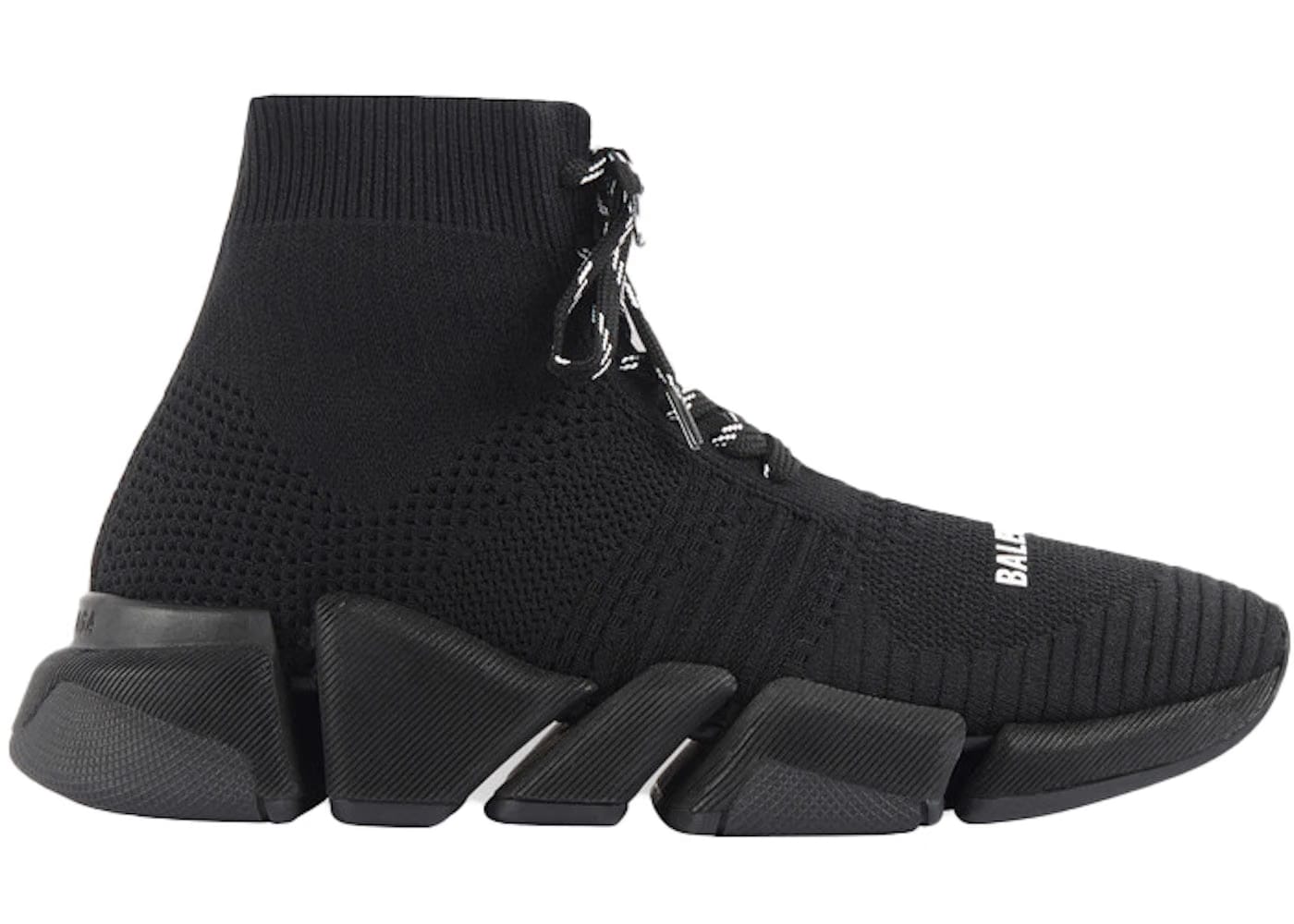 Balenciaga Speed 2.0 Lace Up Black Womens