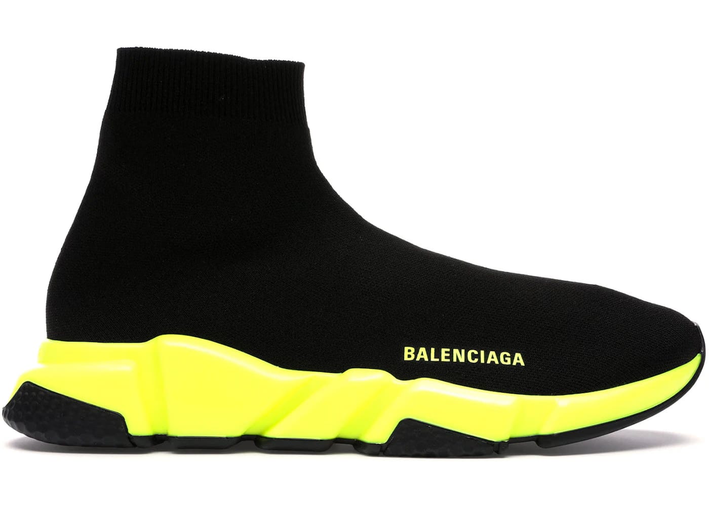 Balenciaga Speed Trainer Black Neon Yellow