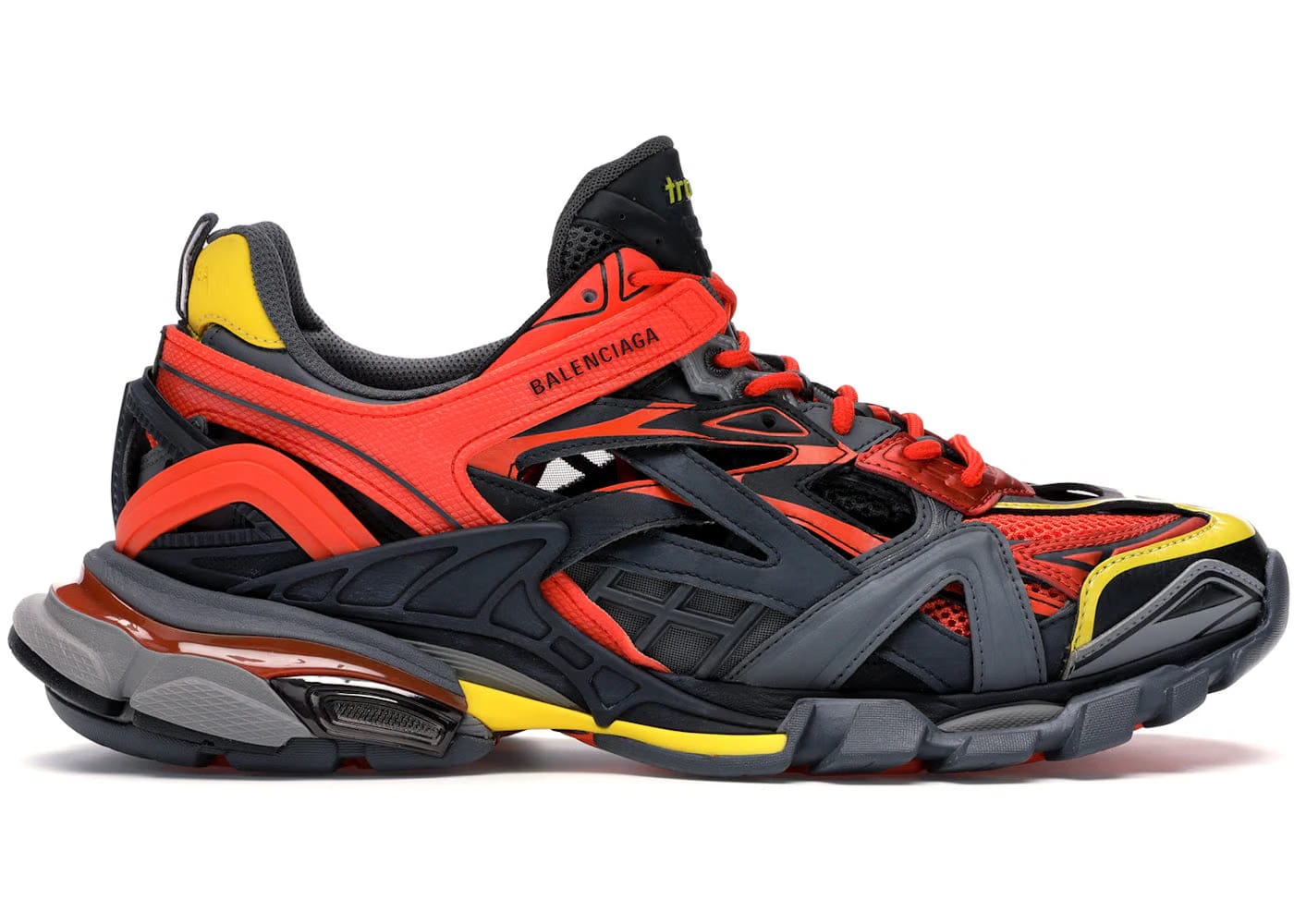 Balenciaga Track 2 Trainer Orange Black