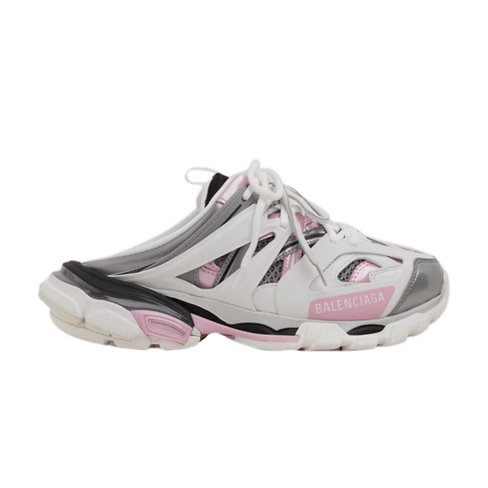 Balenciaga Track Mule White Pink Womens