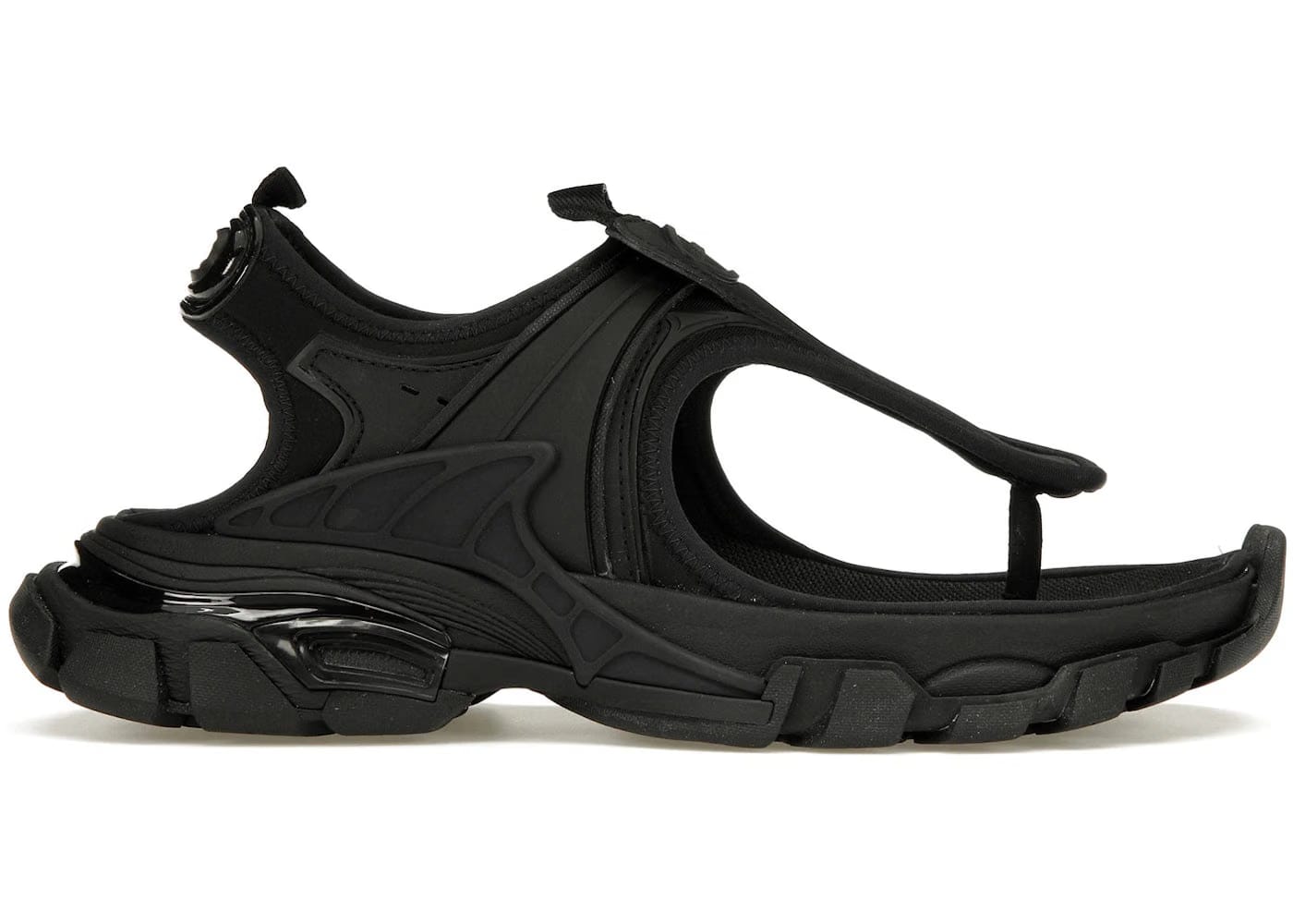 Balenciaga Wmns Track Slingback Thong Sandal 'Black'