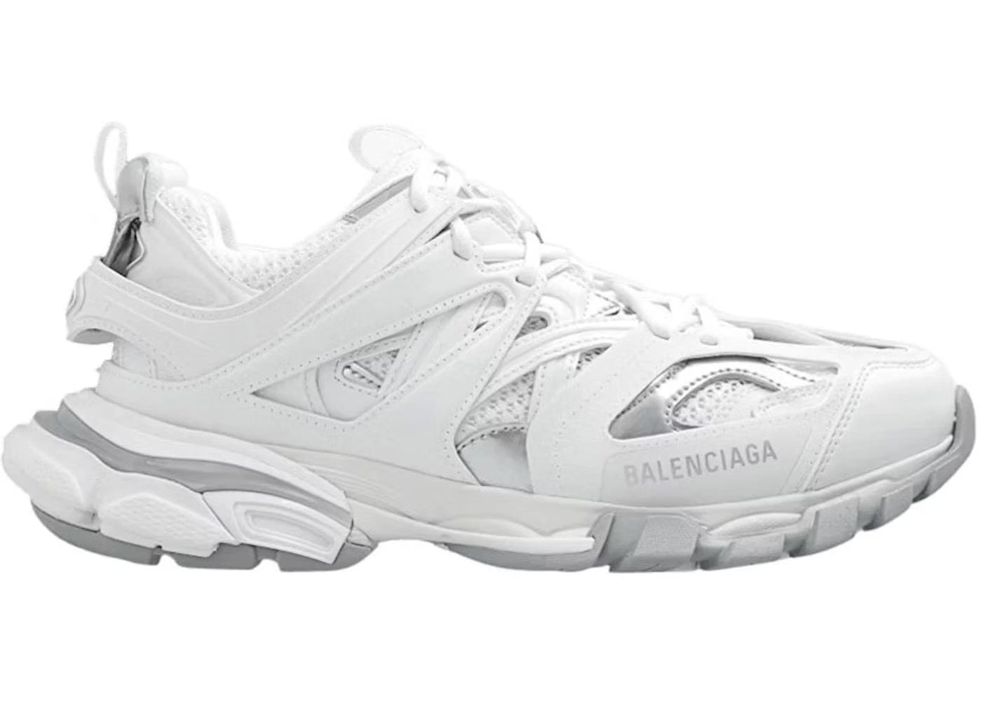 Balenciaga Wmns Track Sneaker 'White Silver'