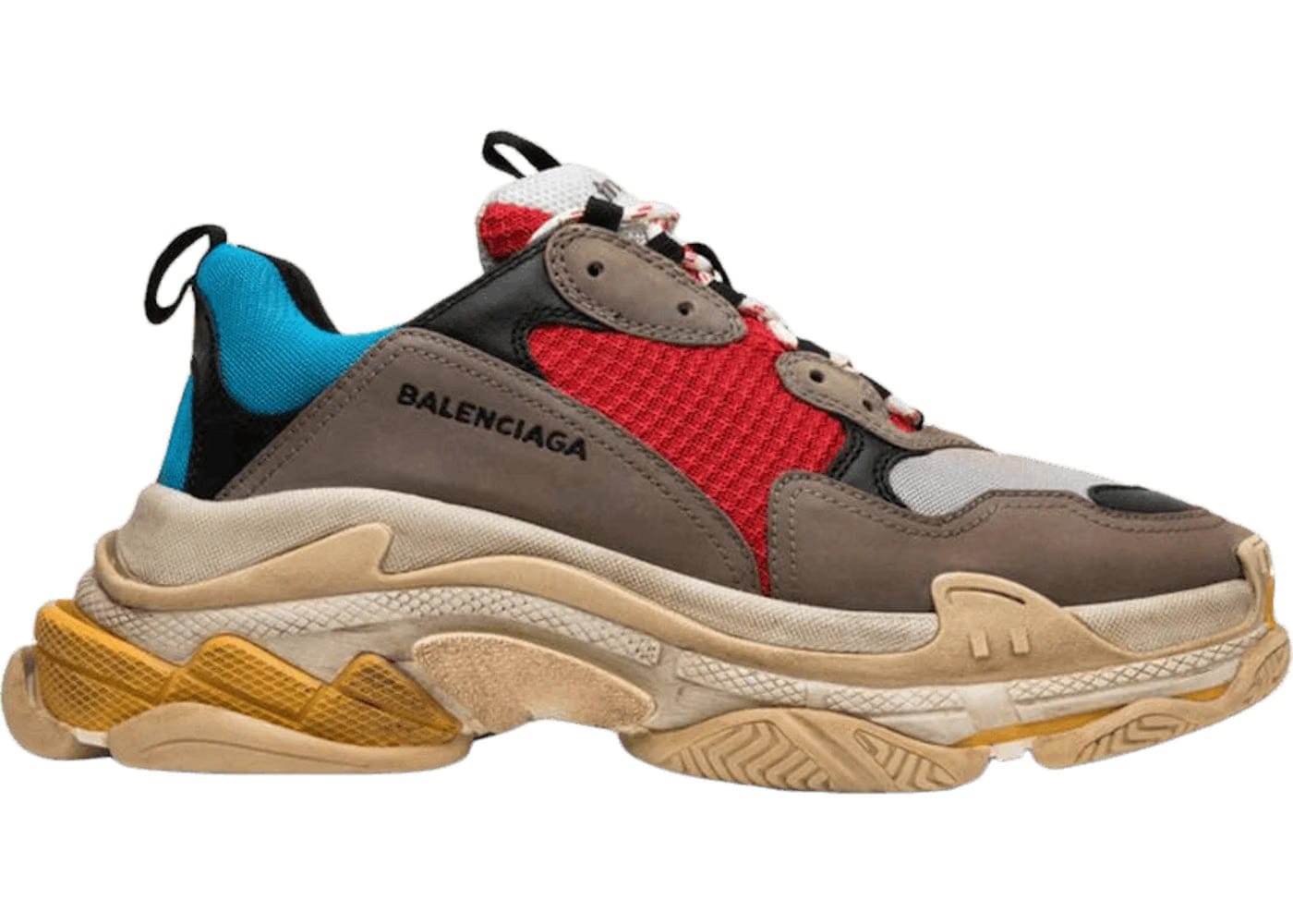 Balenciaga Wmns Triple S 'Blue Red'