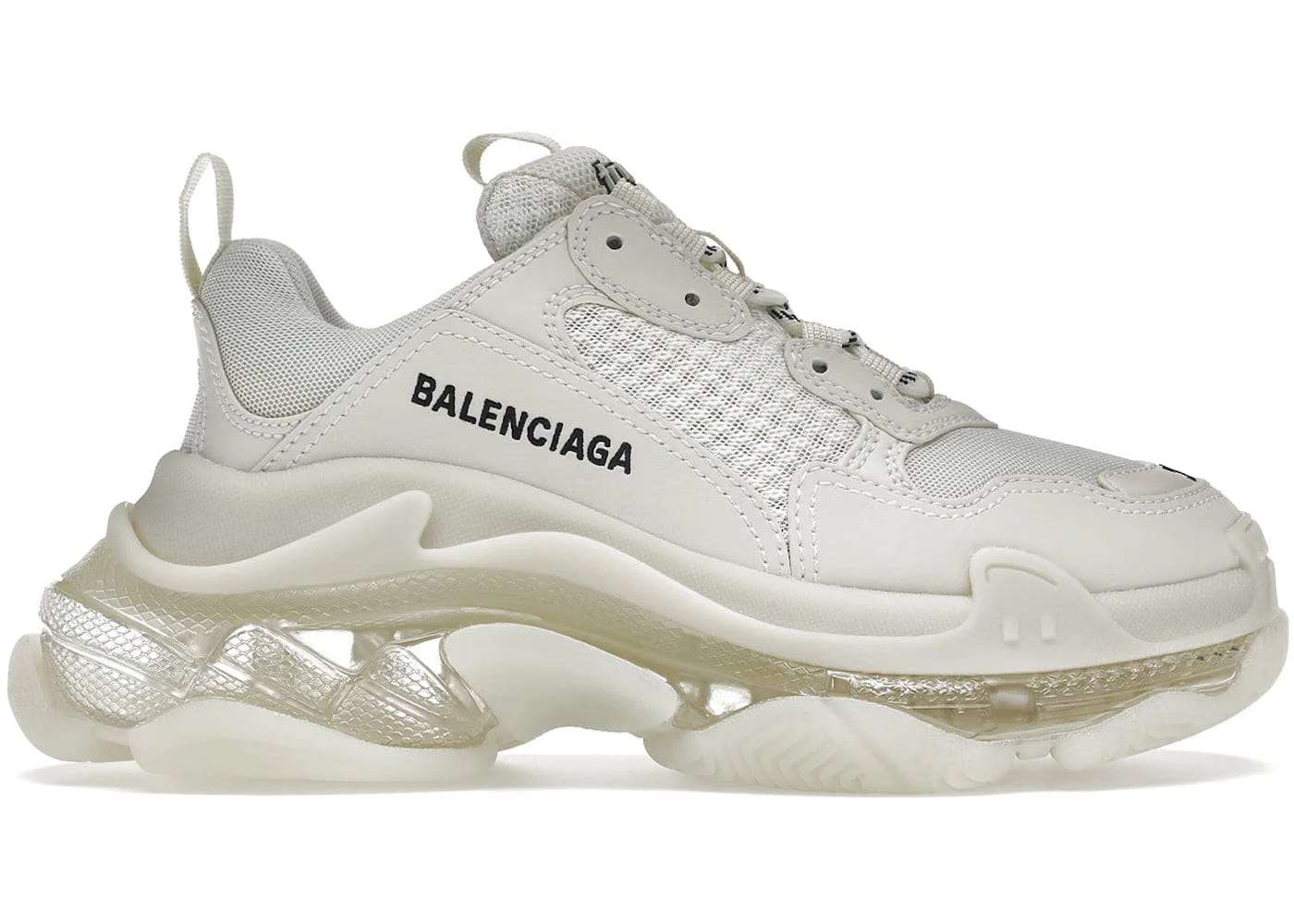 Balenciaga Wmns Triple S Sneaker 'Clear Sole - Eggshell'