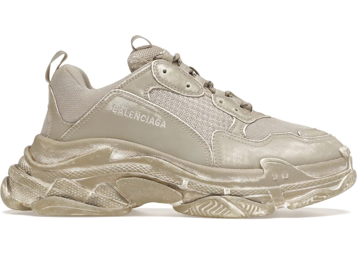 Balenciaga Triple S Sneaker Light Beige Faded
