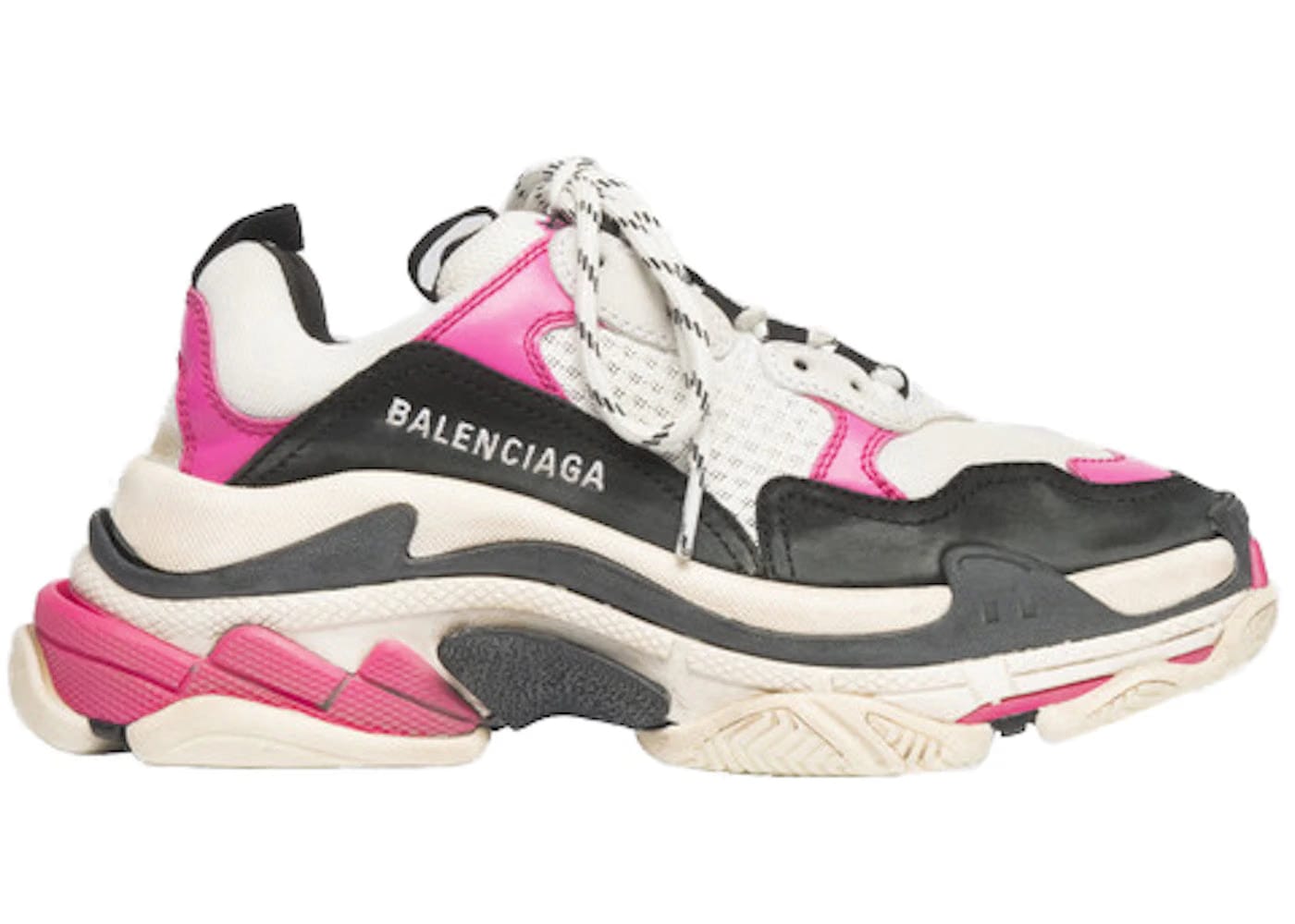 Balenciaga Triple S Neon Pink 2019 Womens