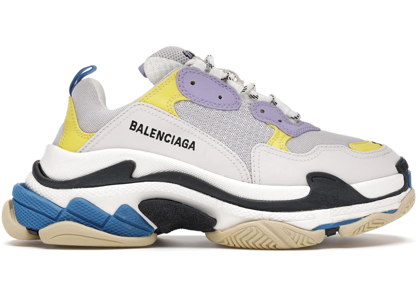 Balenciaga Wmns Triple S 'Purple Yellow'