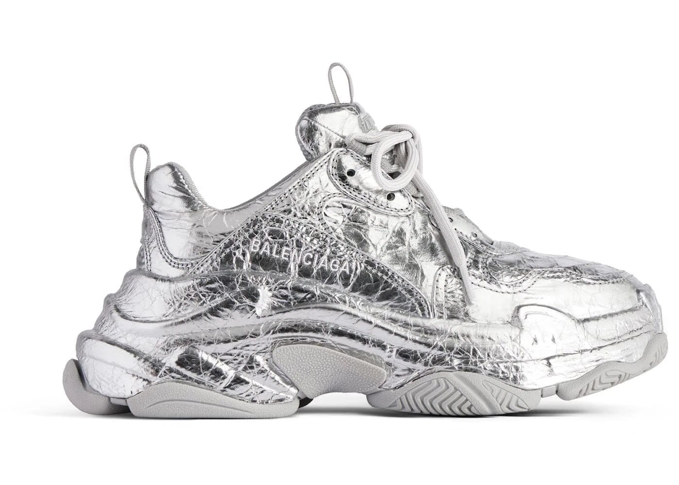 Balenciaga Triple S Silver Metallic