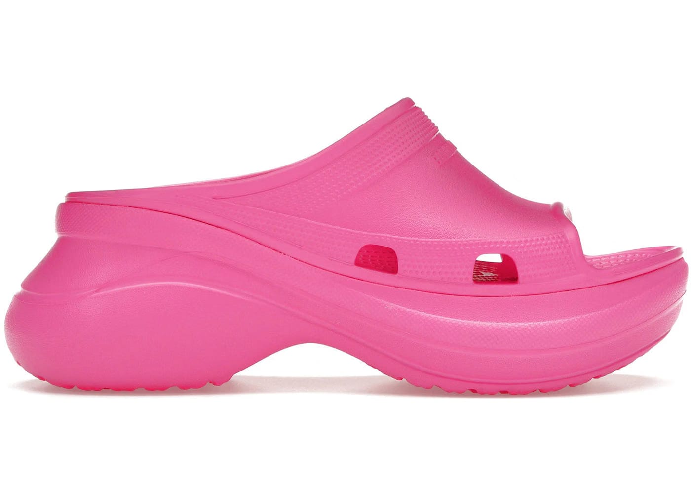 Balenciaga X Crocs Pool Slide Sandals Pink Womens