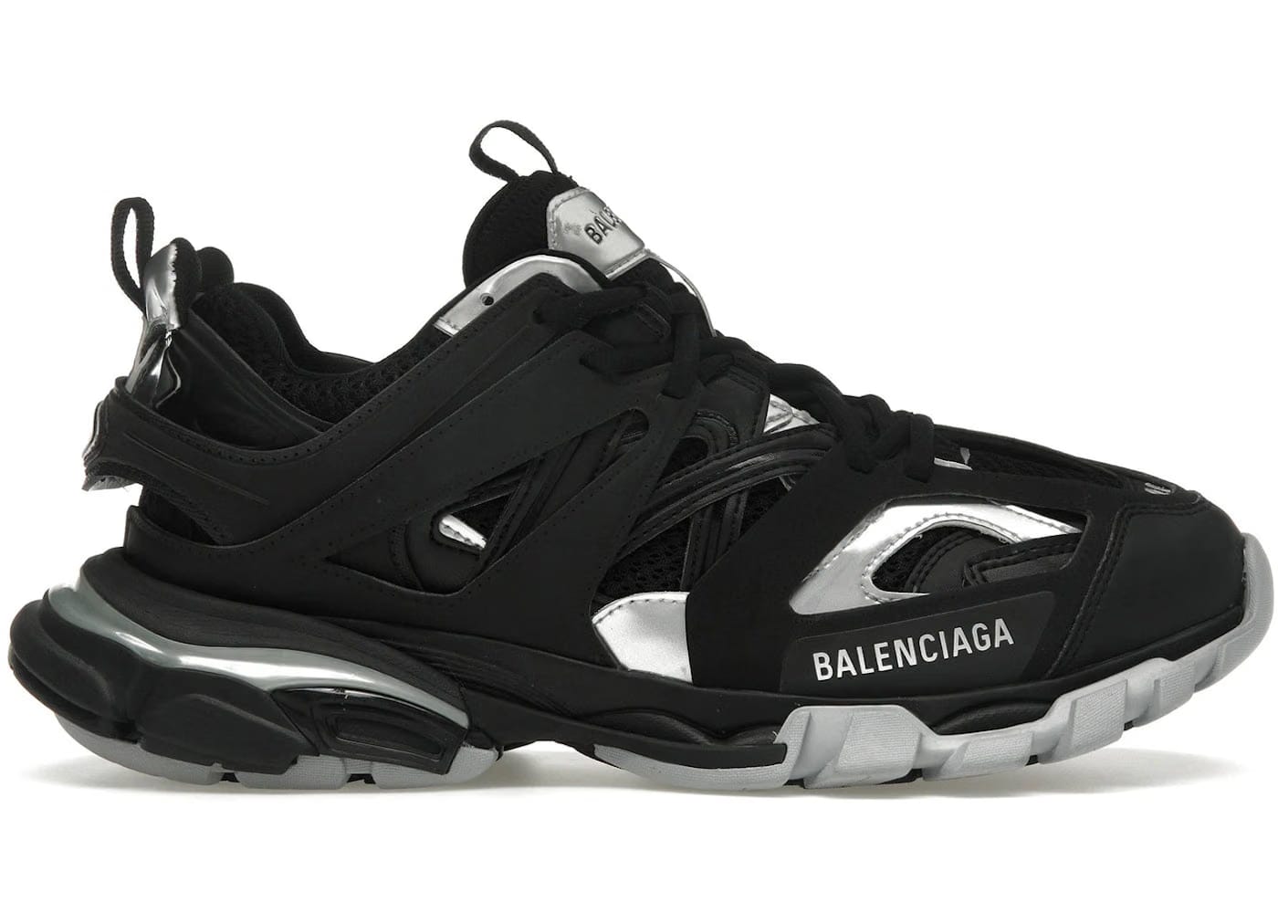 Balenciaga Track Black Silver Womens