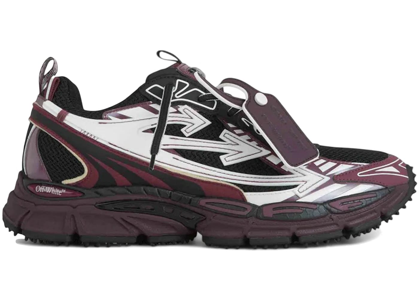 Off-White Be Right Back Burgundy