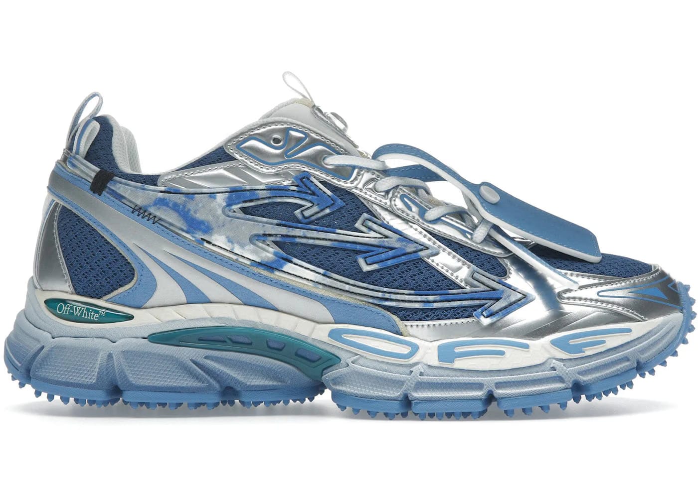Off-White Be Right Back Silver Blue