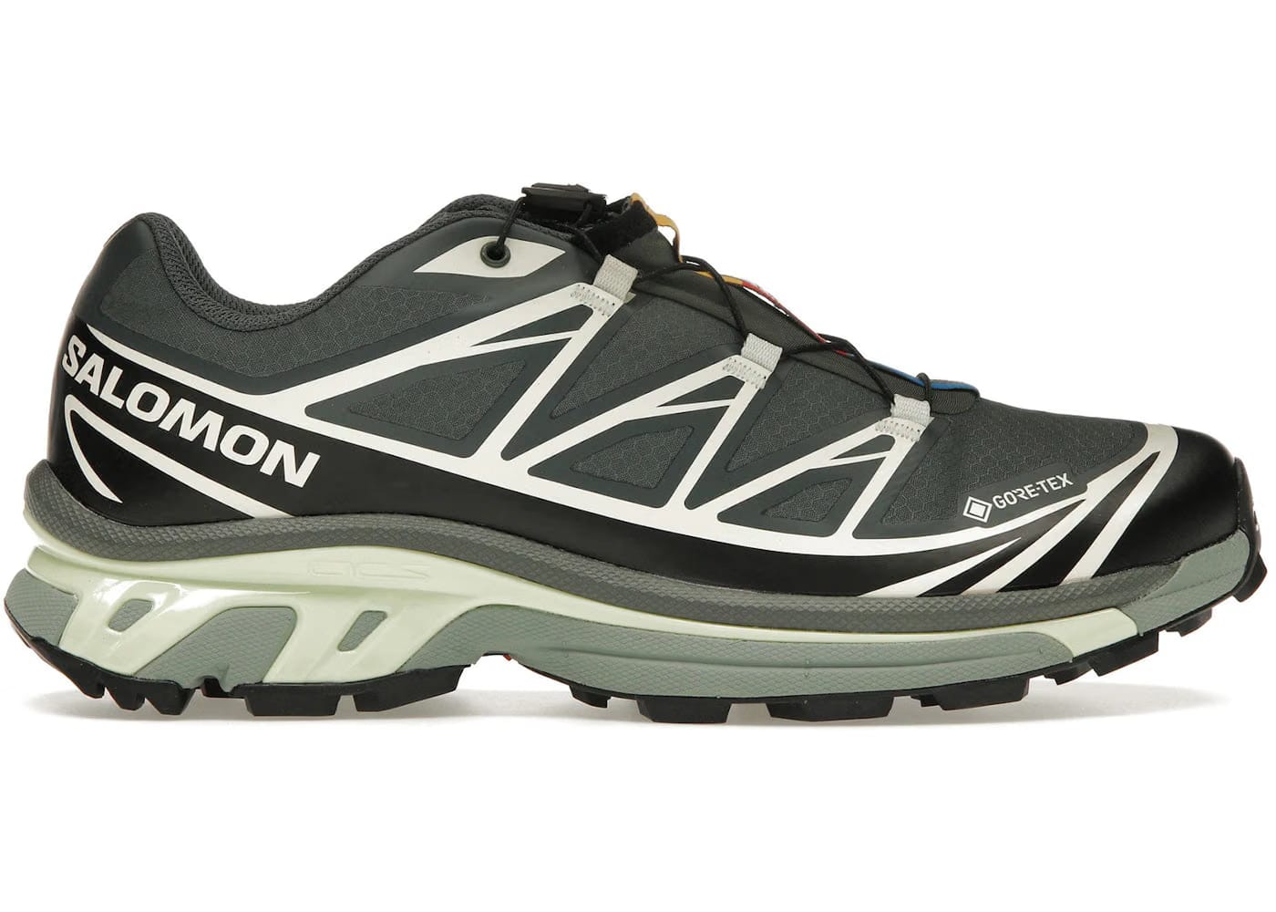 Salomon Xt-6 Gore-Tex Black Lime Cream