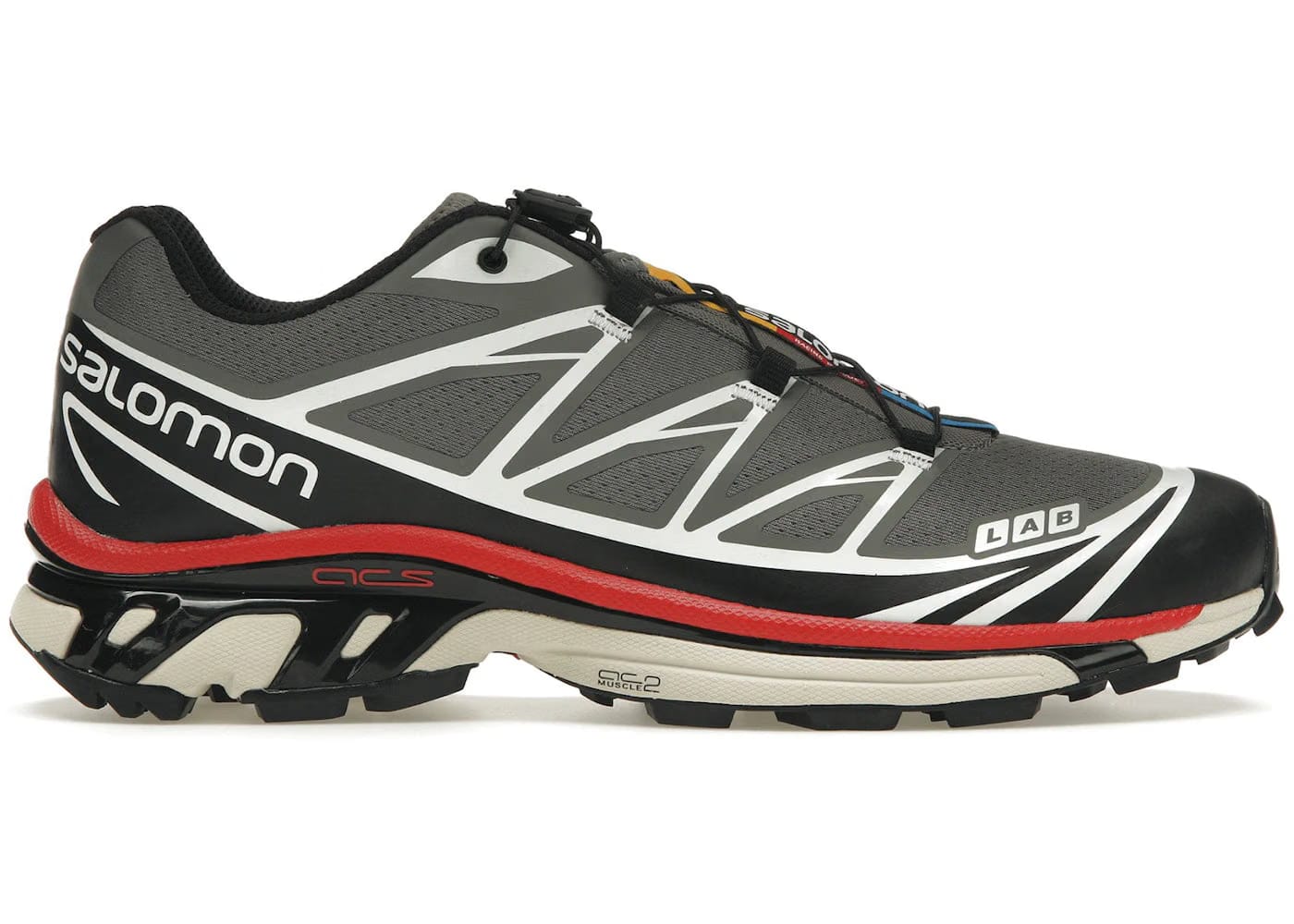 Salomon Xt-6 Pewter Aurora Red