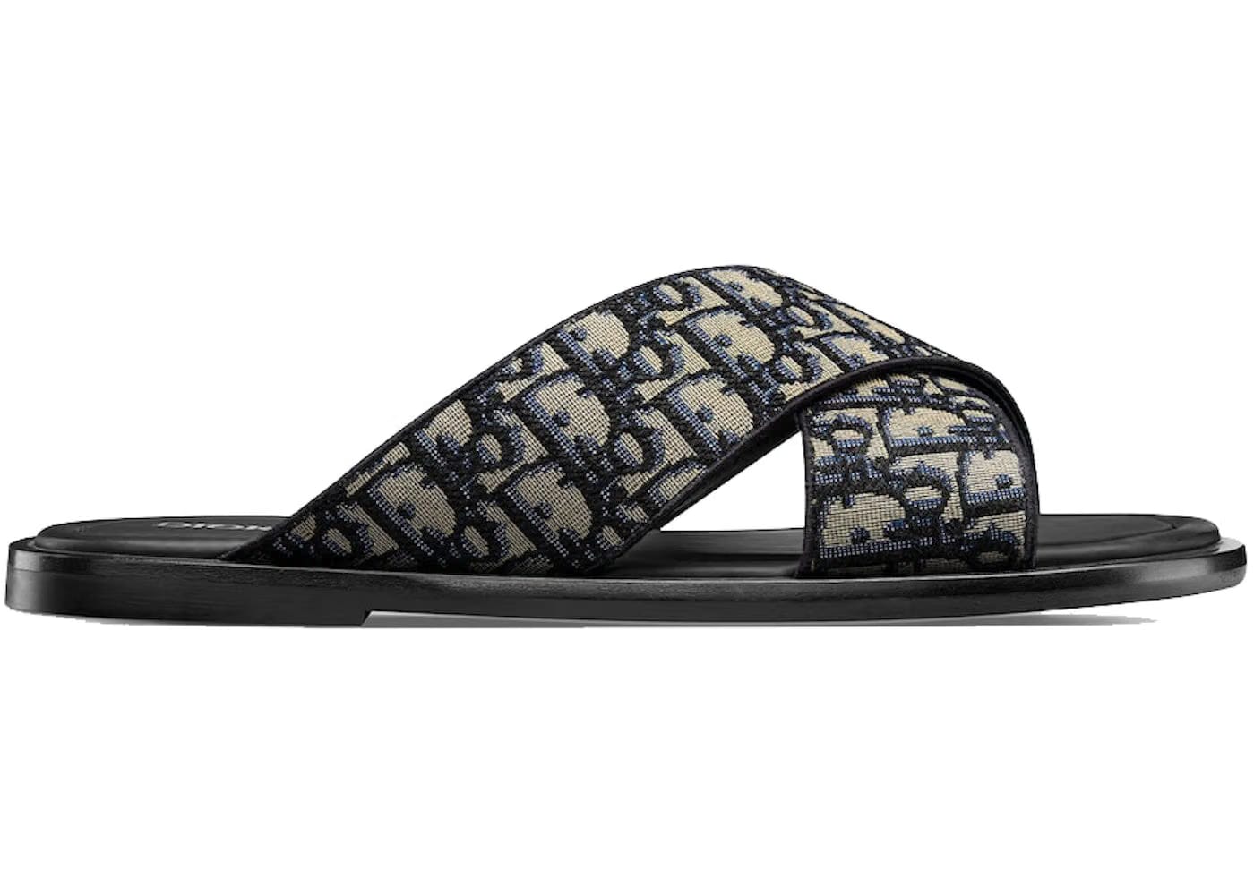Dior Alias Sandals Blue Oblique