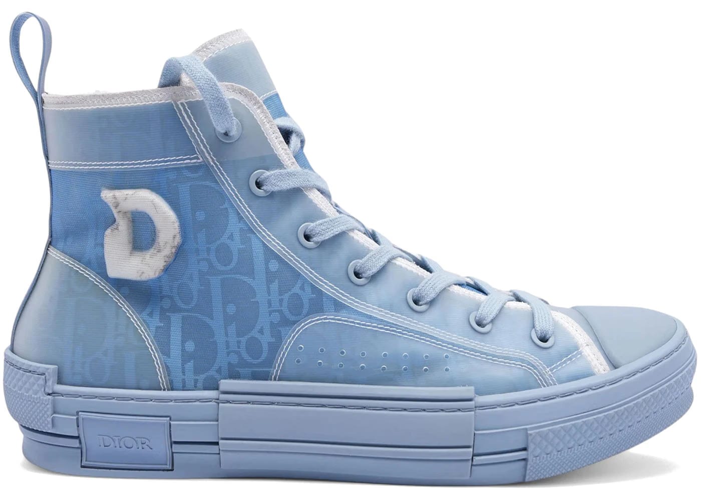 Dior B23 High Top Daniel Arsham Light Blue