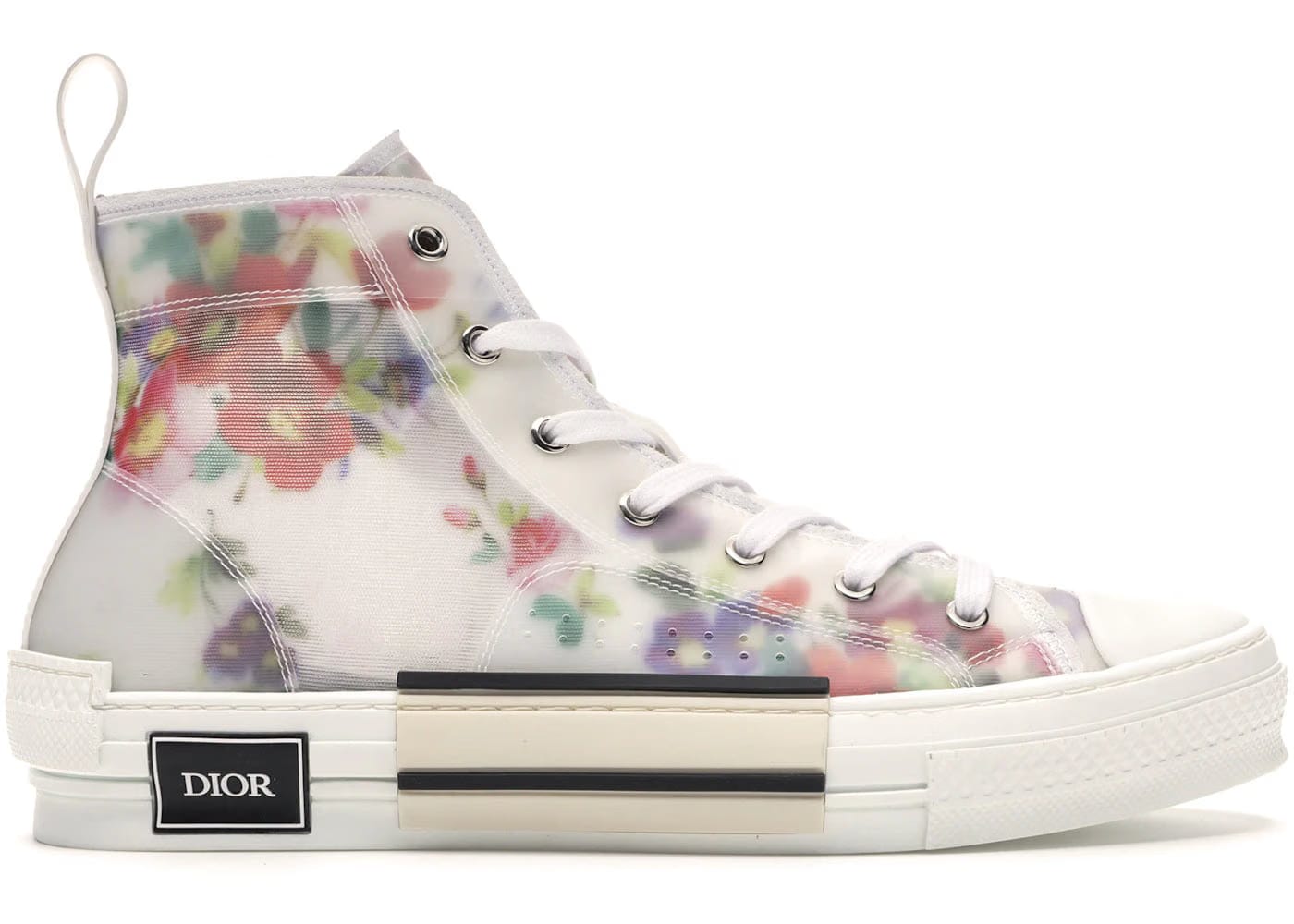 Dior B23 High Top Flowers Oblique