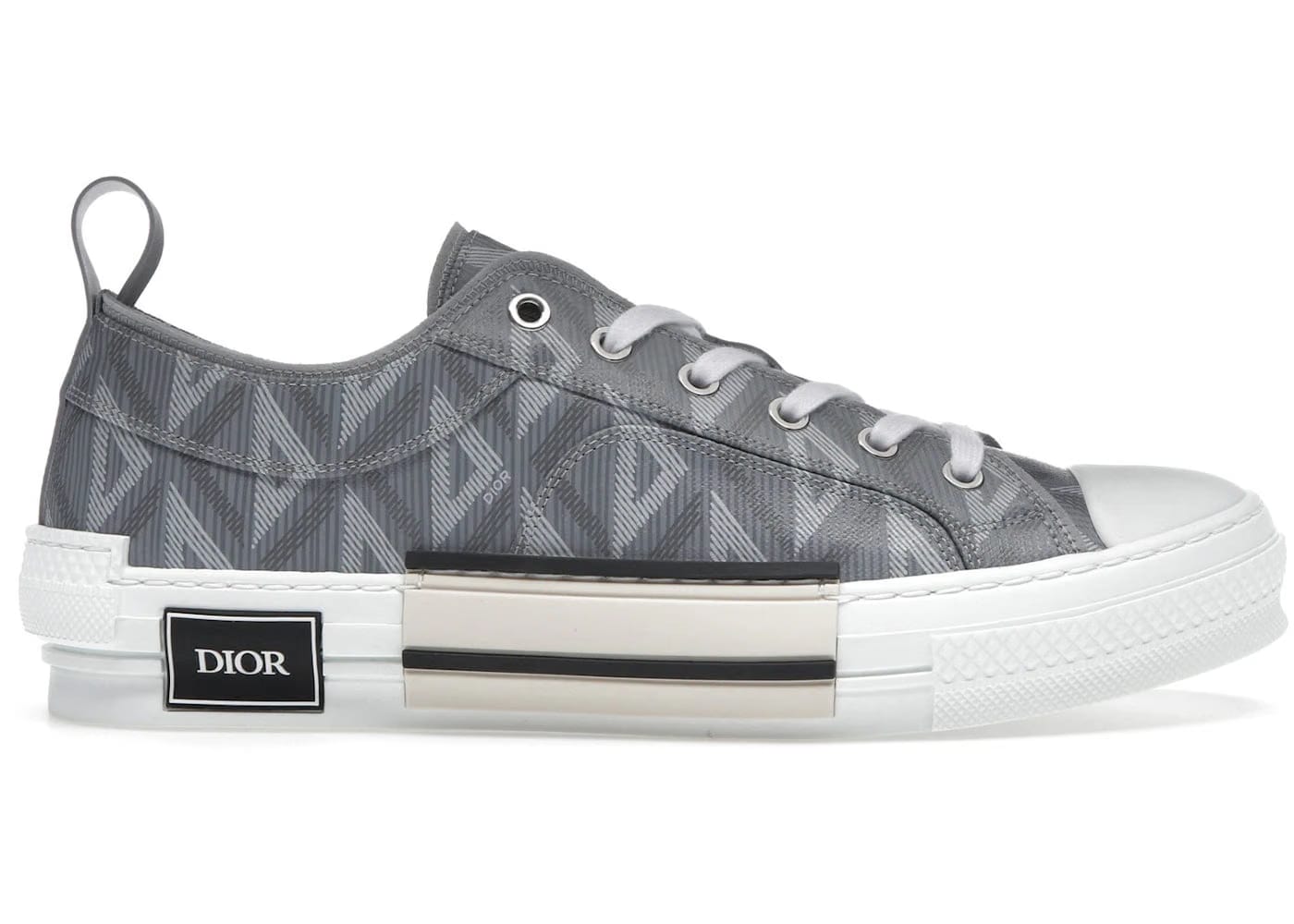 Dior B23 Low Top Gray Cd Diamond