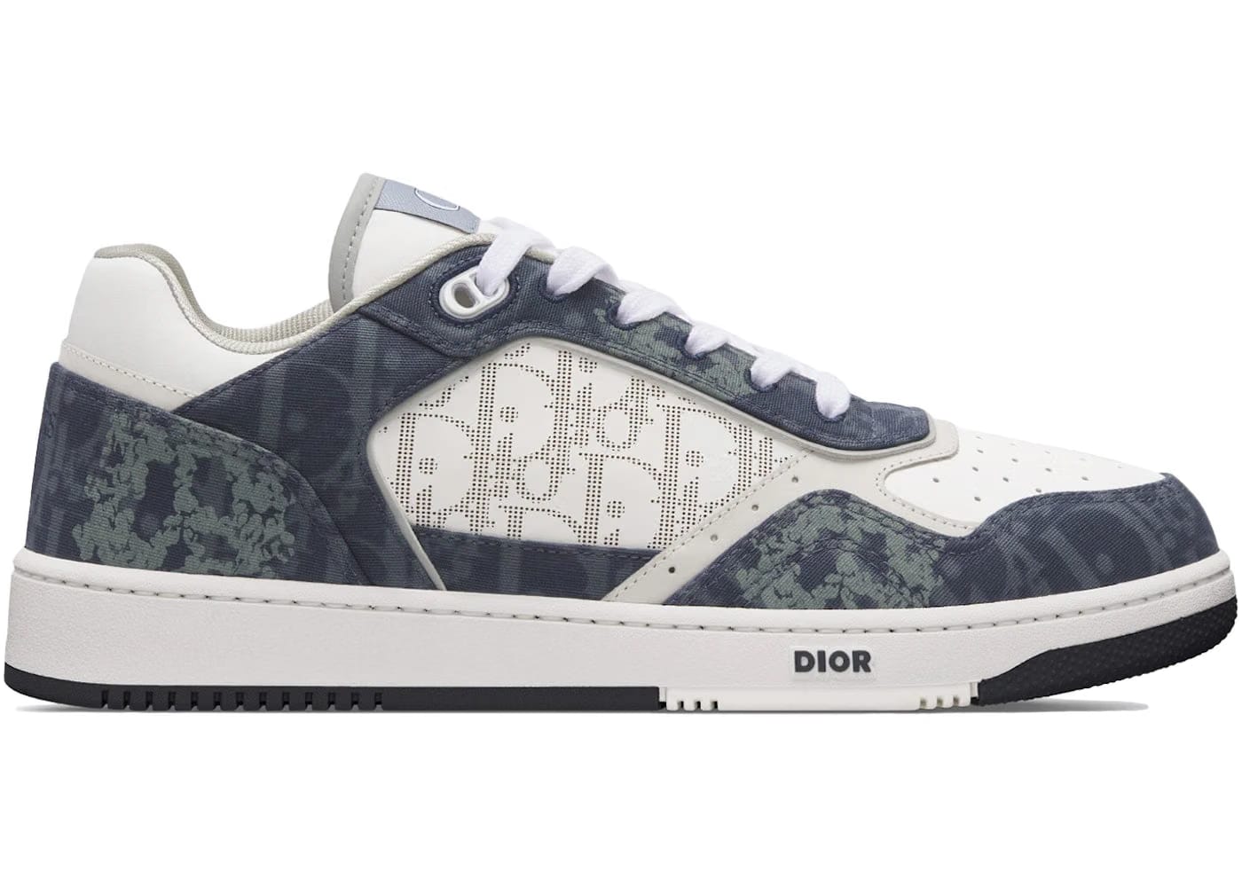 Dior B27 Low Denim Blue White Dior Tears Oblique Galaxy Leather