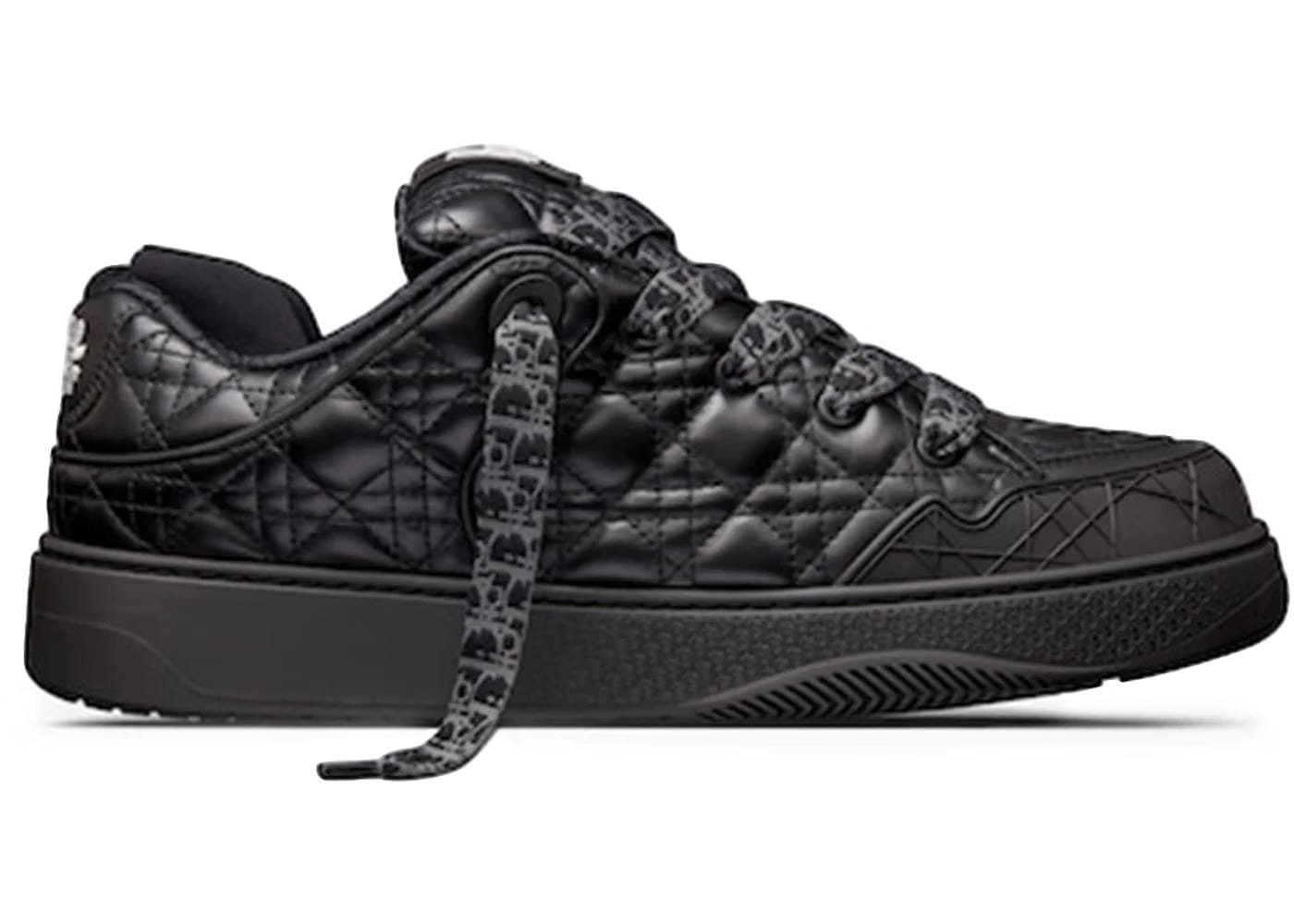 Dior B9S Skater Erl Black Quilted Cannage Calfskin