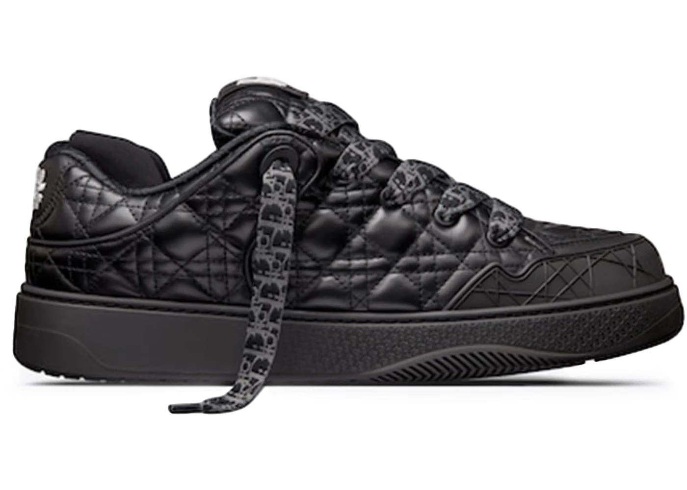 Dior B9S Skater Erl Black Quilted Cannage Calfskin