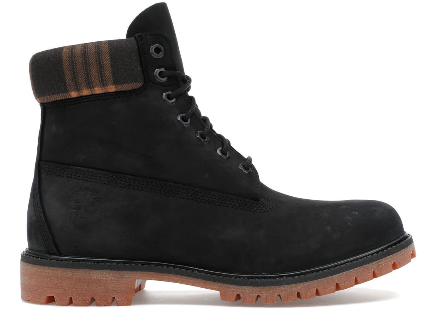 Timberland 6" Heritage Waterproof Boot Black Plaid