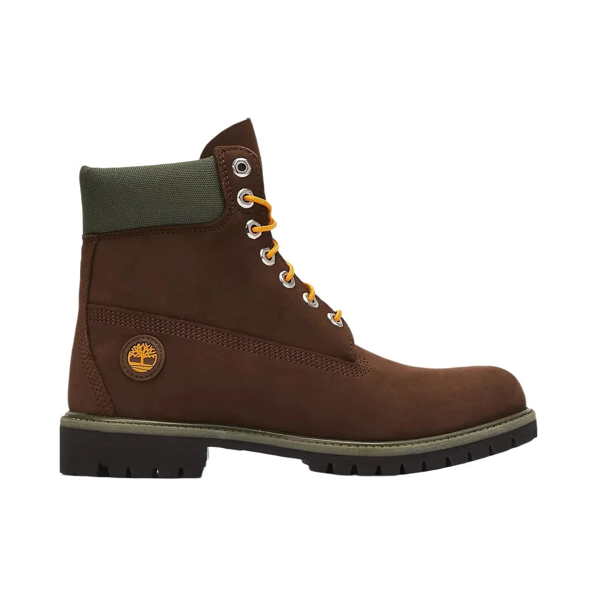 Timberland 6" Premium Waterproof Boot Dark Brown Green