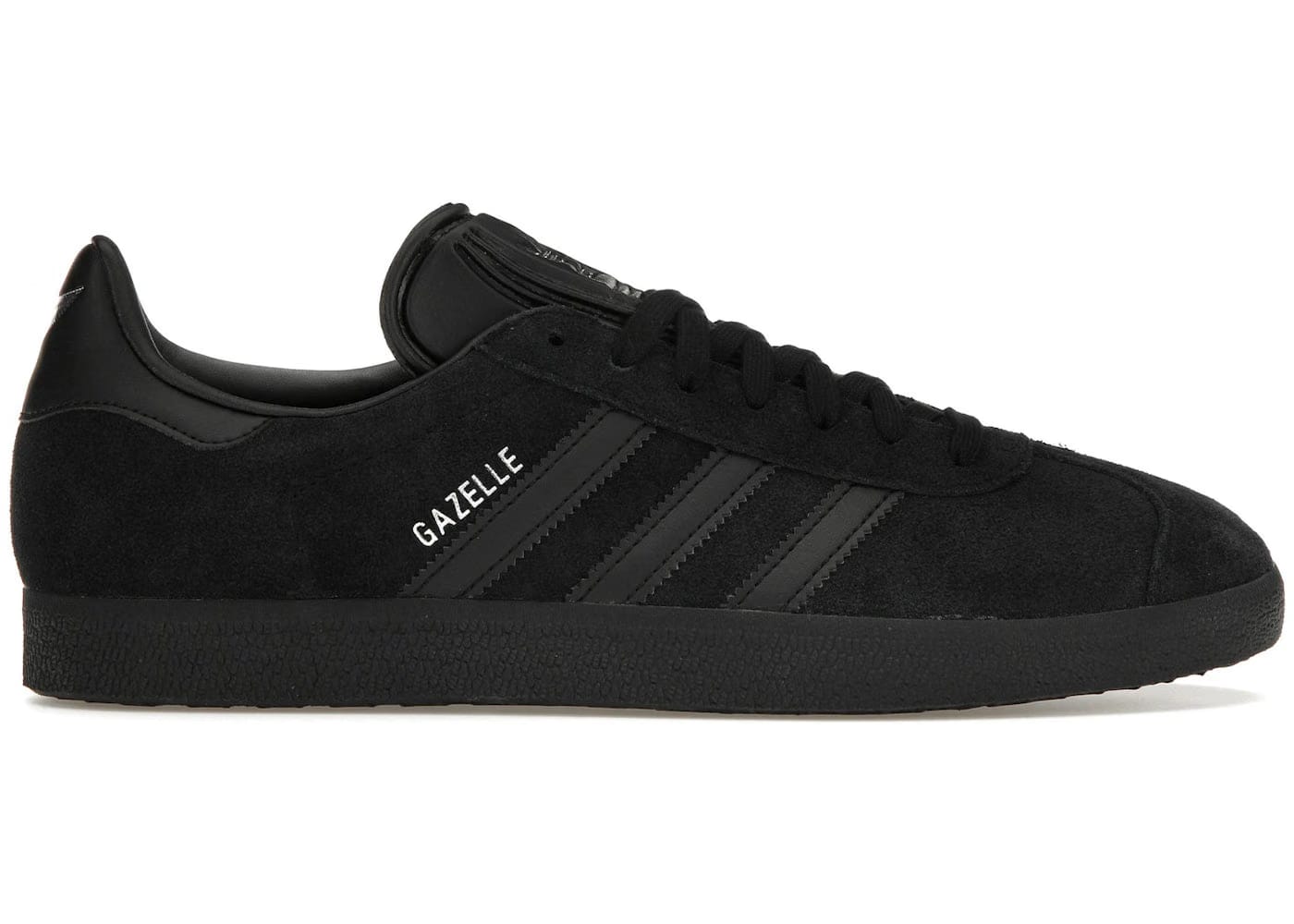 Adidas Gazelle All Black Silver Metallic