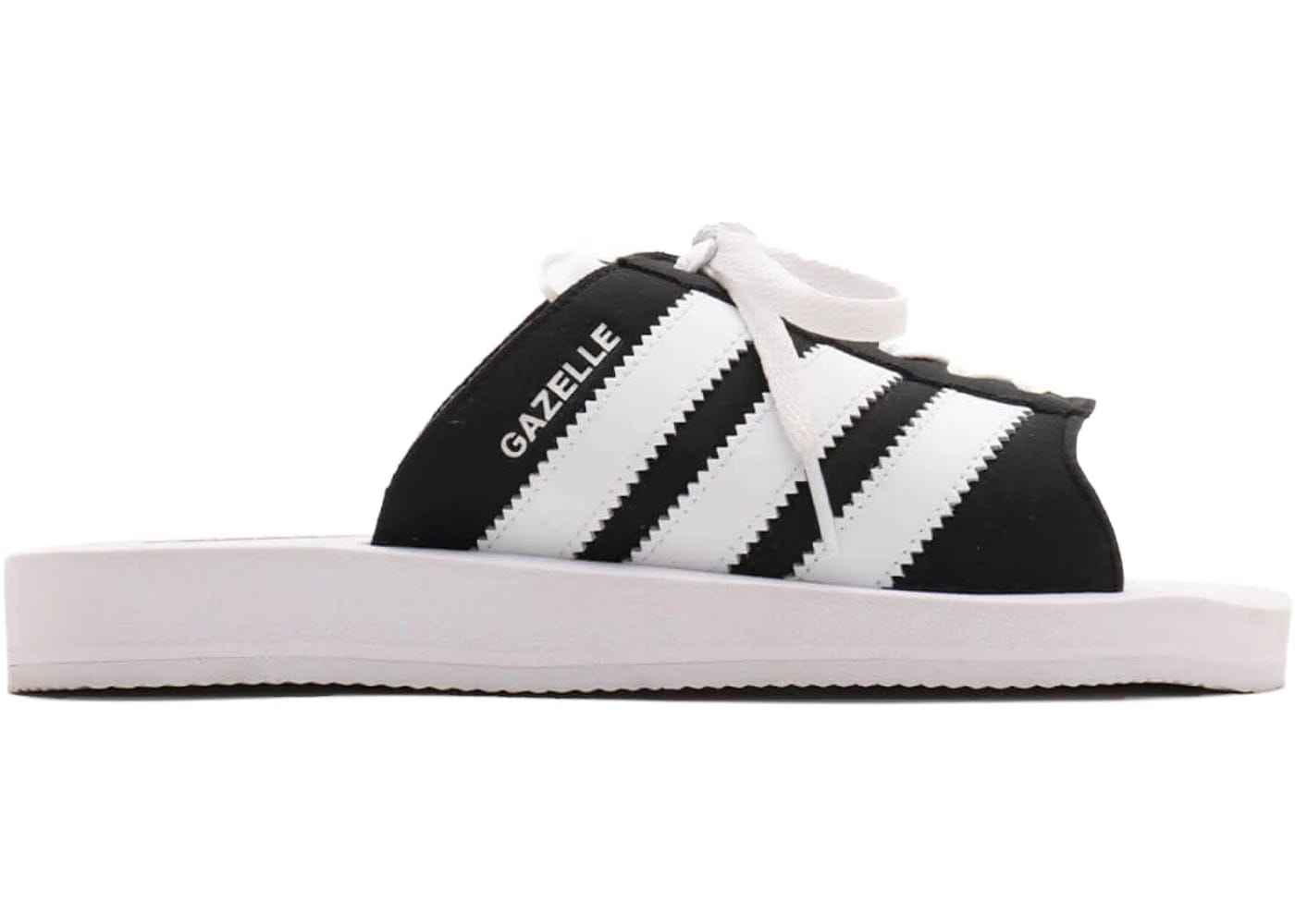 Adidas Wmns Gazelle Beach Slides 'Black White'