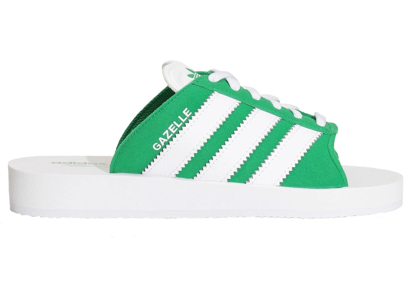 Adidas Gazelle Beach Slides Green