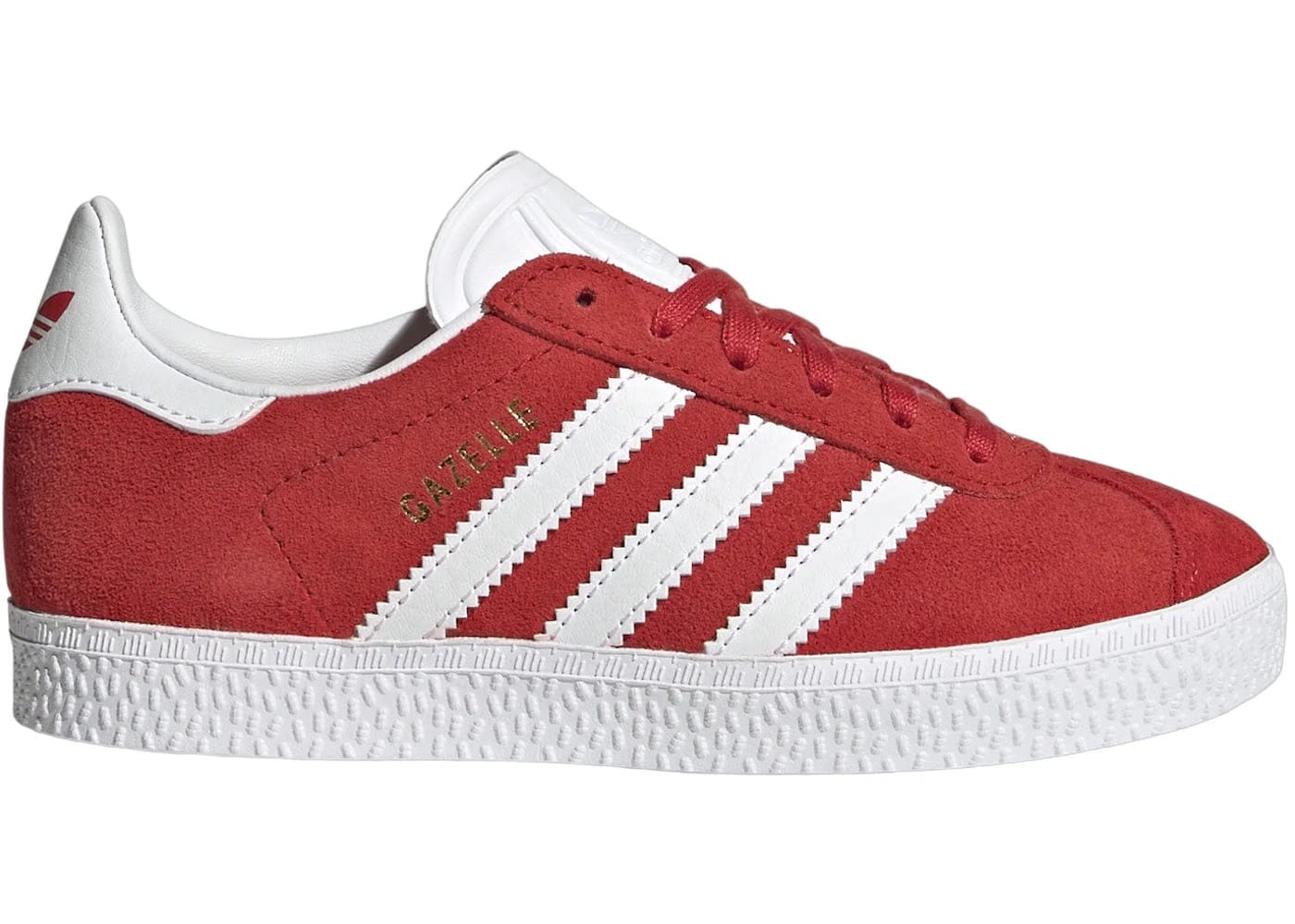 Adidas Gazelle Better Scarlet Cloud White Gold Metallic (PS)