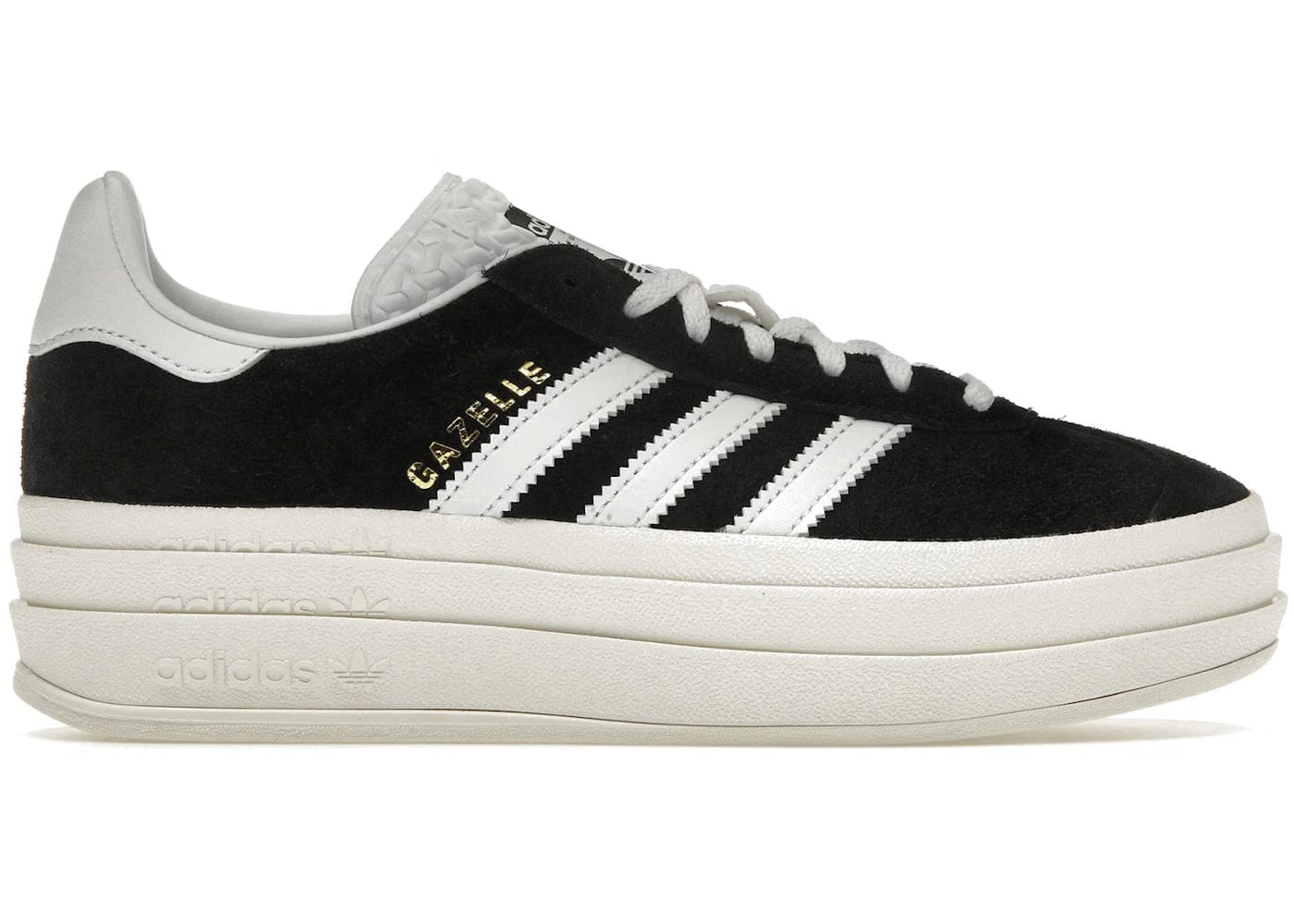 Adidas Wmns Gazelle Bold 'Black White'